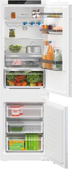 Bosch KIN86VSE0 - Serie 4, Einbau-Kühl-Gefrier-Kombination mit Gefrierbereich unten, Schleppscharnier, Nische 178 cm